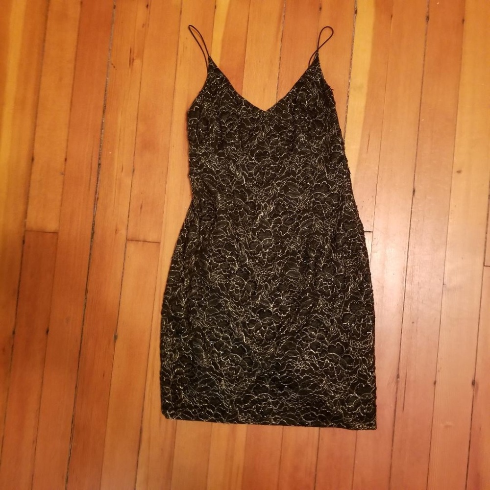 Fully Beaded Little Black Dress